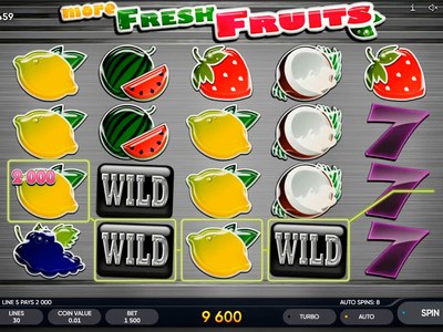 Слот More Fresh Fruits — демо и на деньги